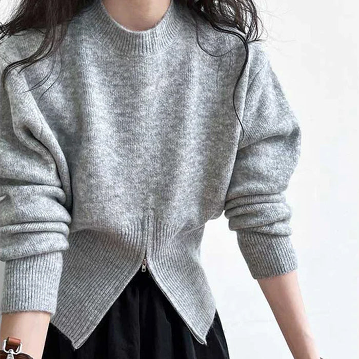 ウエストシェイプジップニット(3colors)