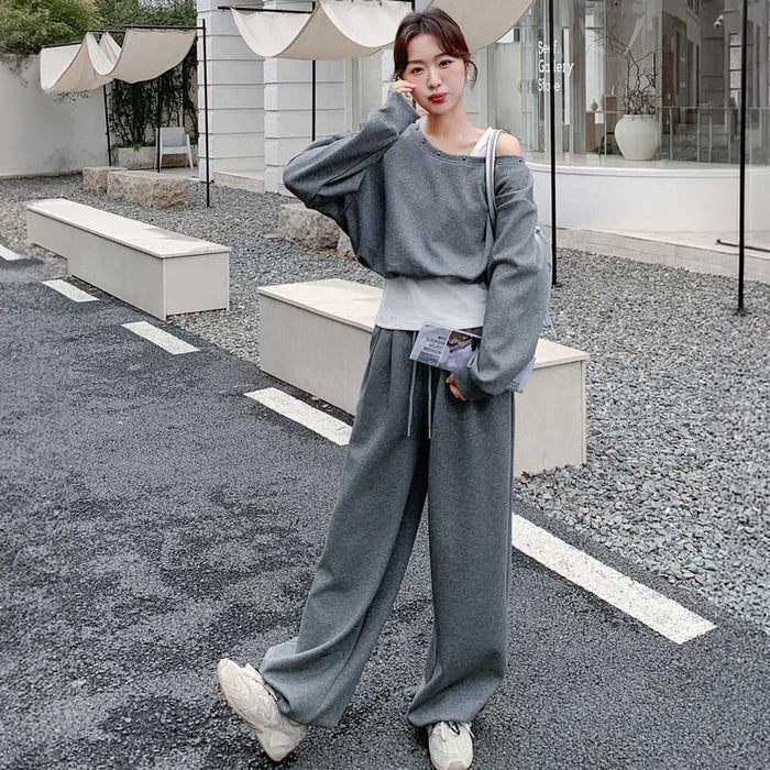 ルーズスウェットセットアップ