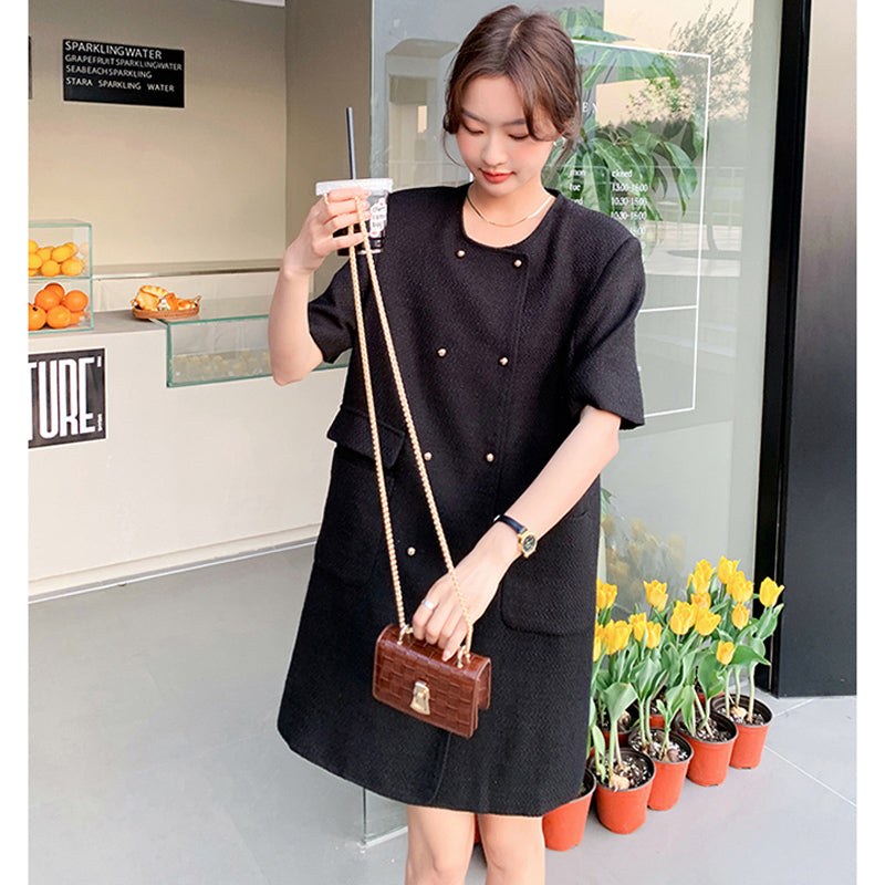 ダブルボタンジャケットワンピース