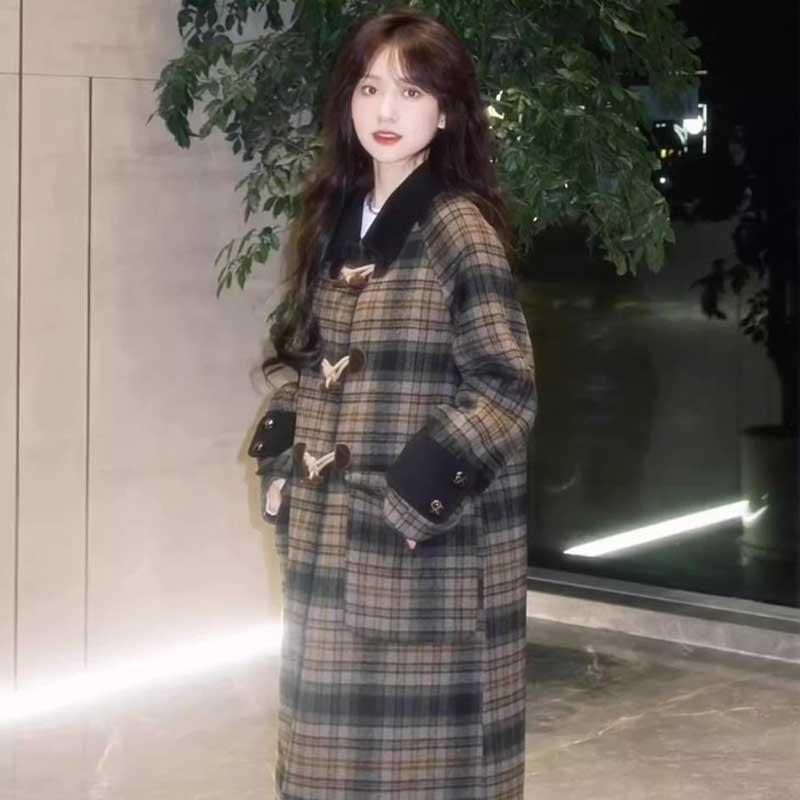 ノスタルジックチェックコート