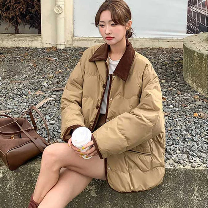 キルティングダウンジャケット(2colors)