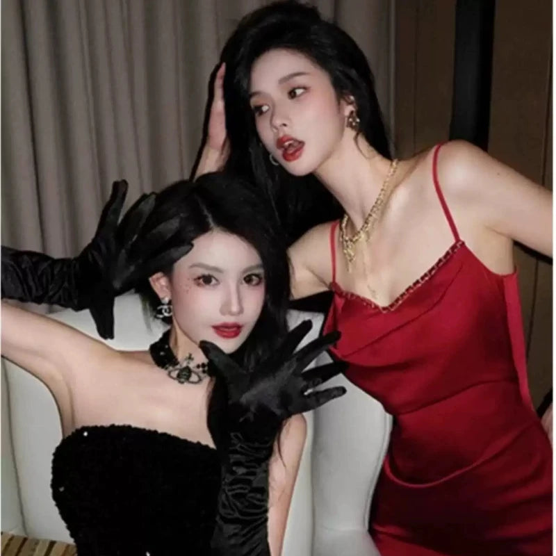 キャミソールセクシーショートドレス