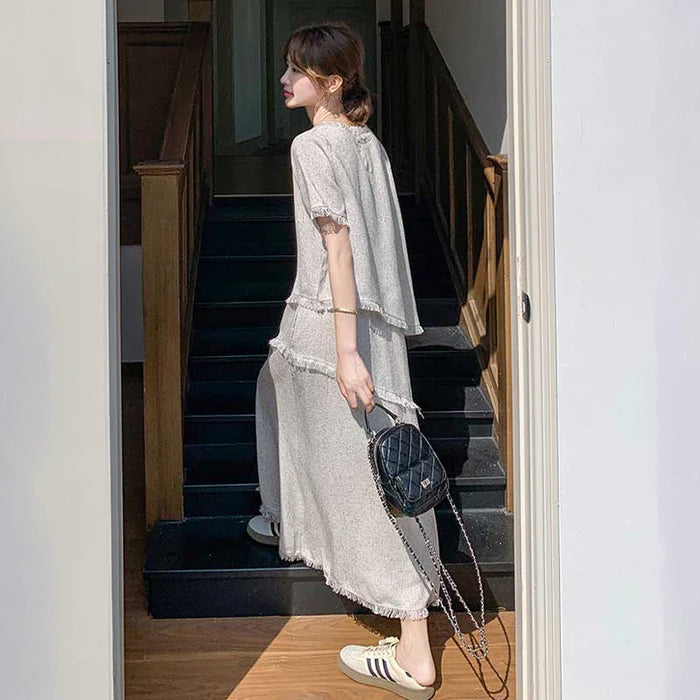 アシンメトリーフリンジセットアップ