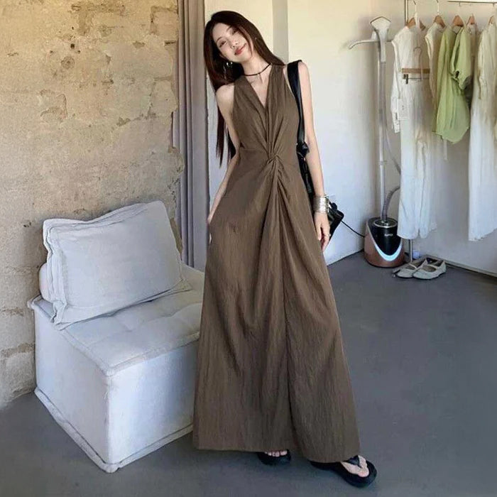 ツイストドレープワンピース