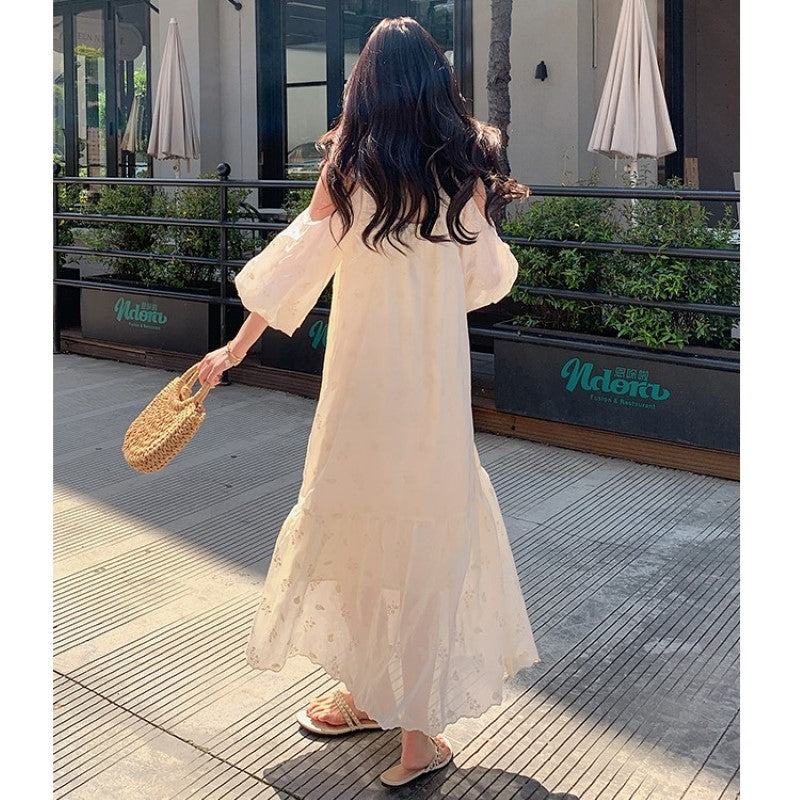 【即納】フレンチオフショルダーワンピース