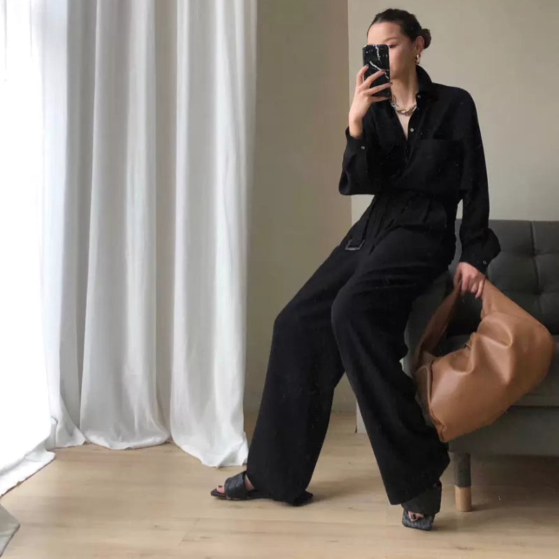 ダブルポケットジャンプスーツ(2colors)