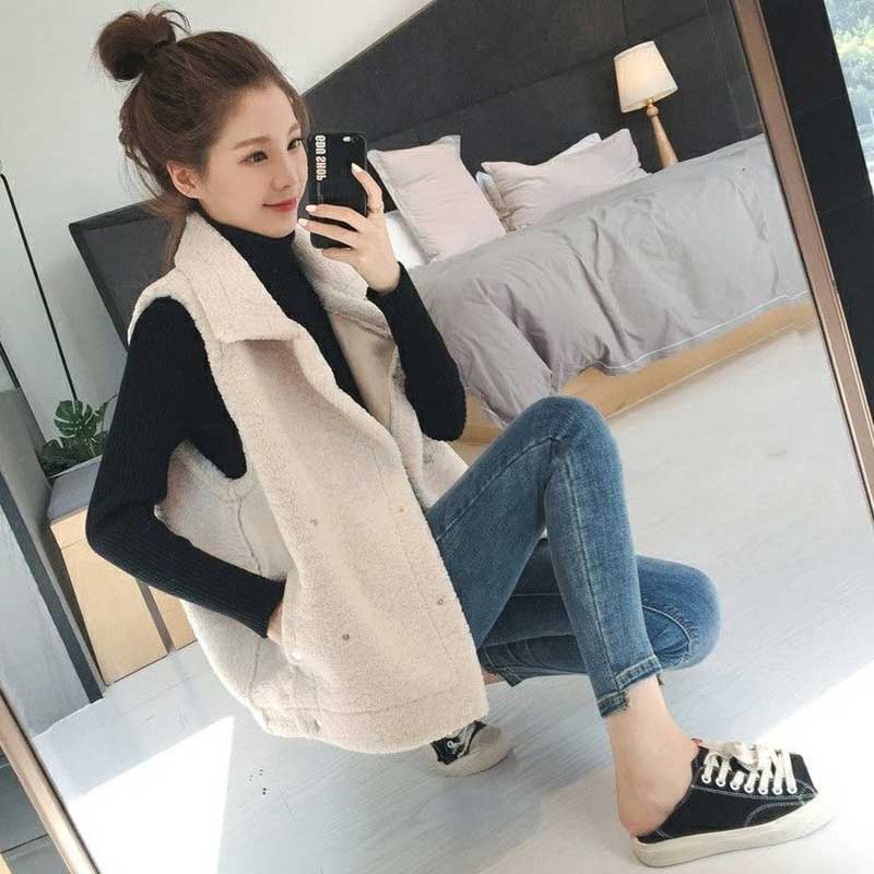 ビッグラペルボアベスト(2colors)