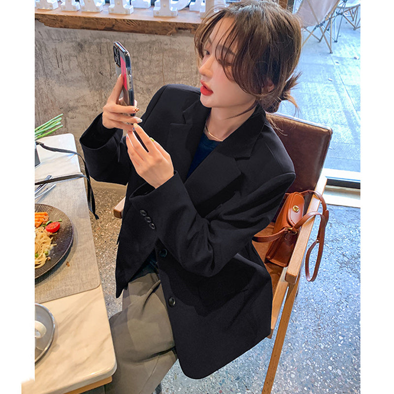 【即納】オーバーサイズブラックジャケット