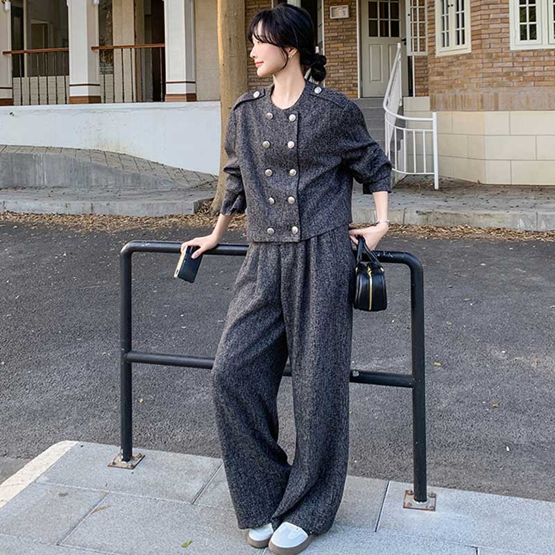 ミックスグレーセットアップ