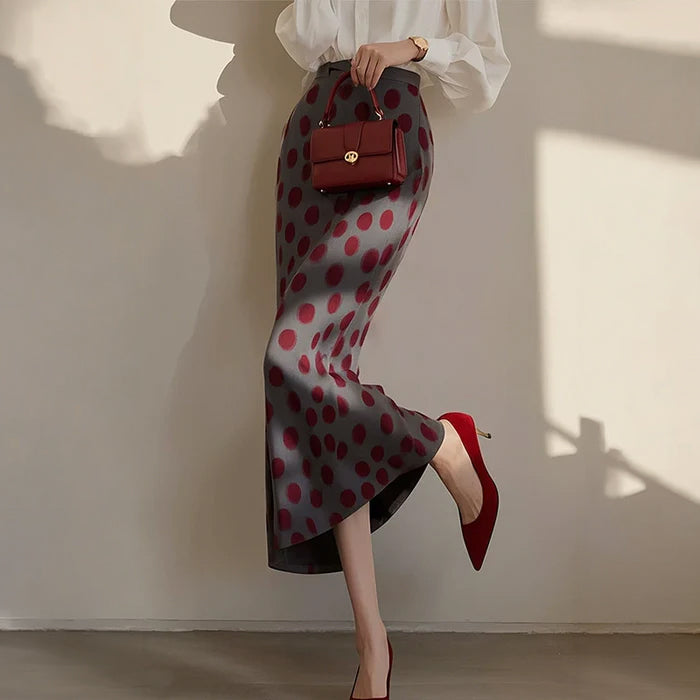 ポルカドットモードスカート