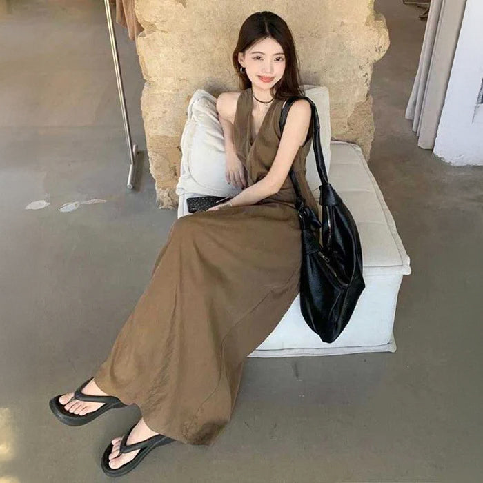 ツイストドレープワンピース