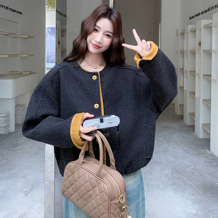 パイピングメルトンブルゾン