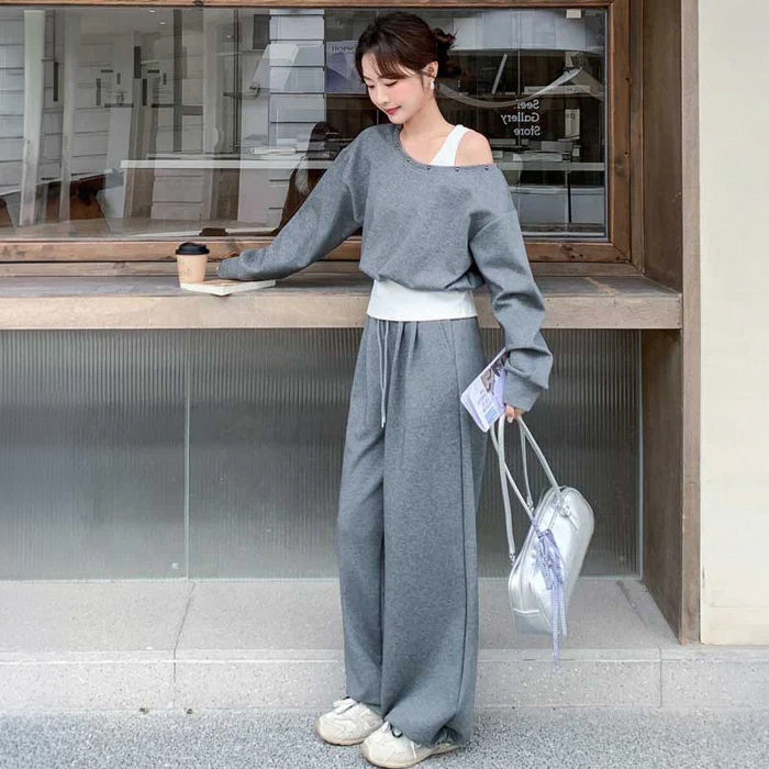 ルーズスウェットセットアップ