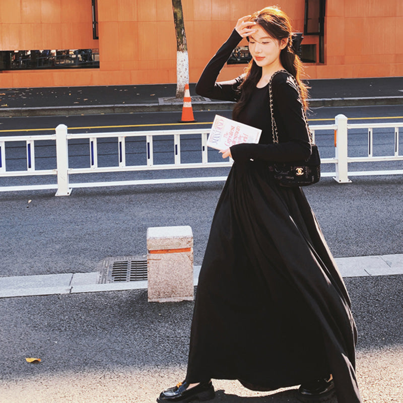 ブラックロングワンピース