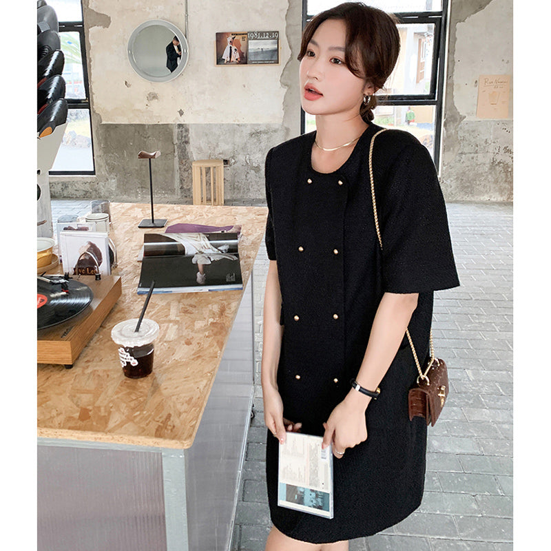 ダブルボタンジャケットワンピース