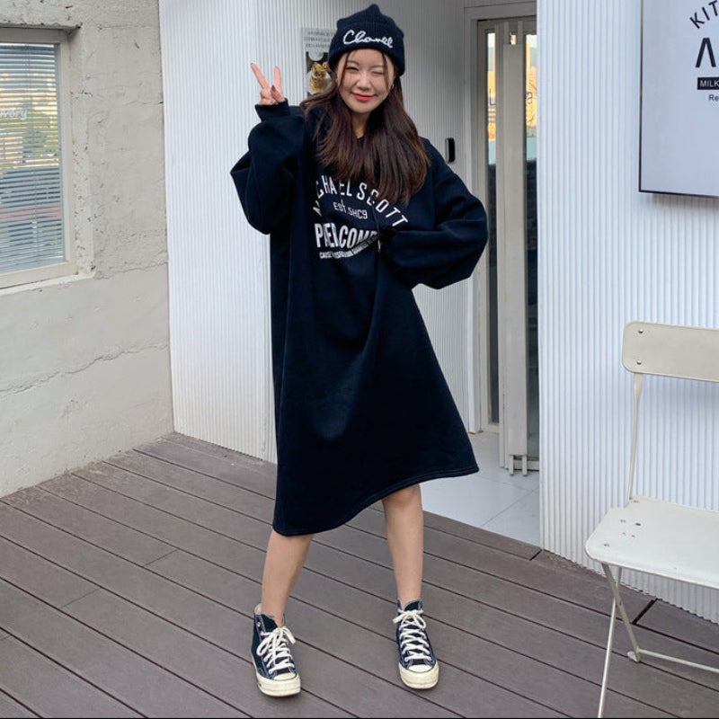 ビッグロゴパーカーワンピース(3colors)