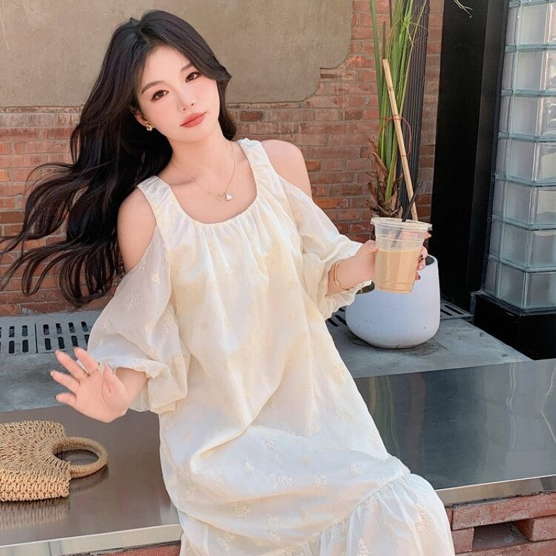 【即納】フレンチオフショルダーワンピース