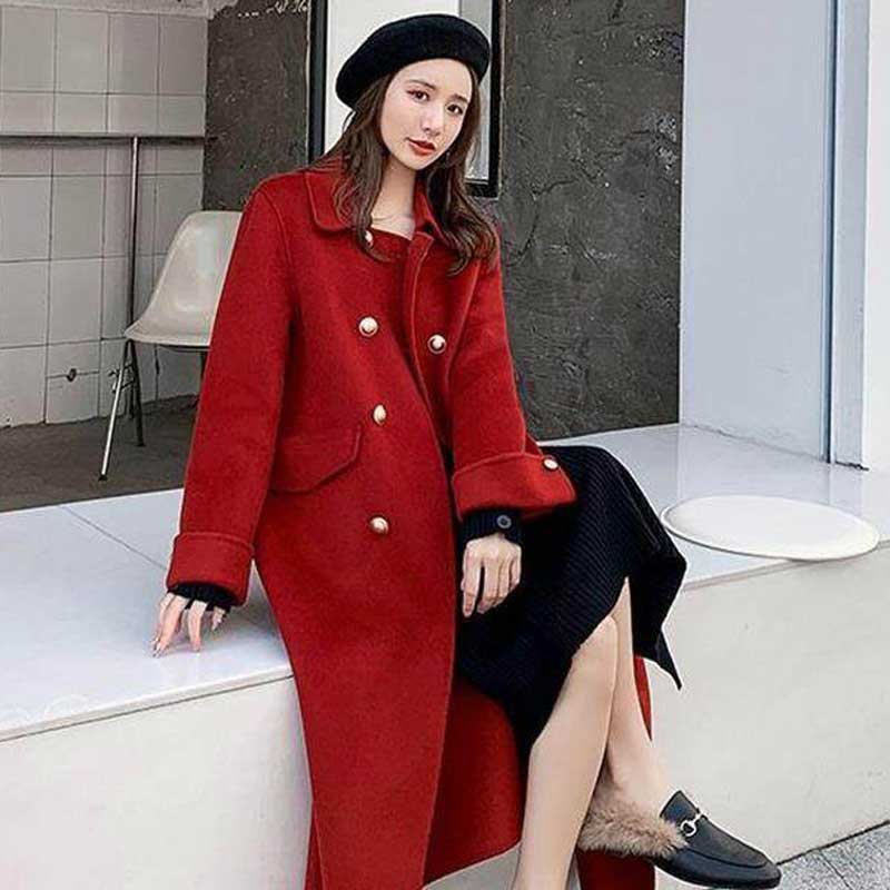 シネマティックダブルロングコート