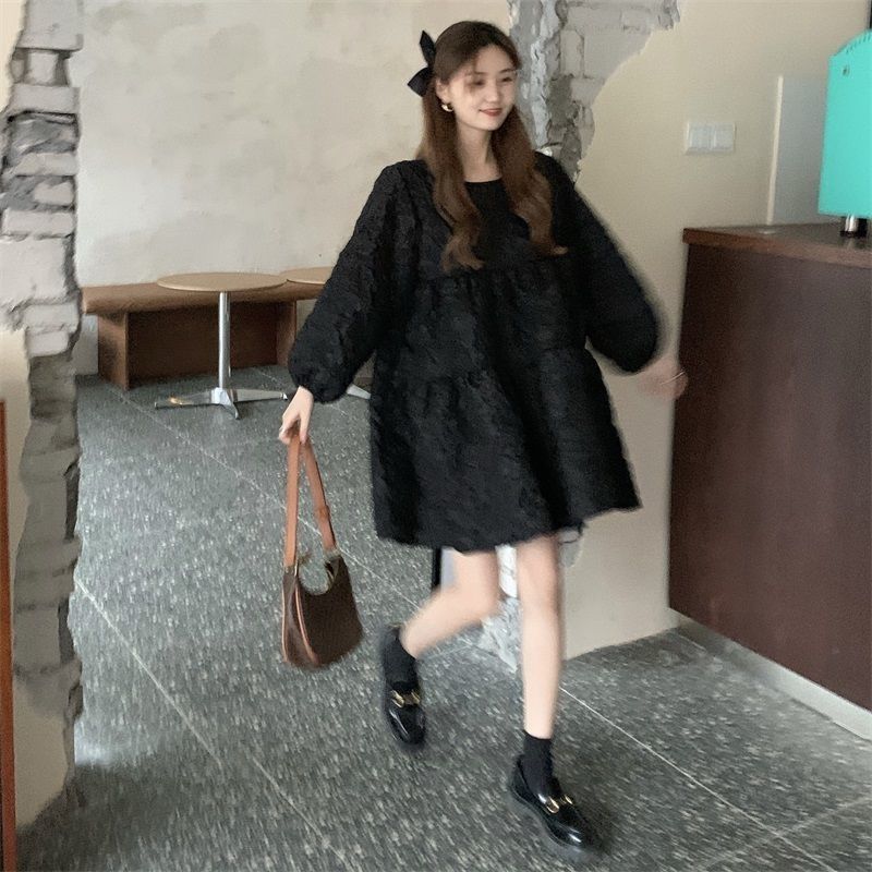 ブラックティアードミニワンピース