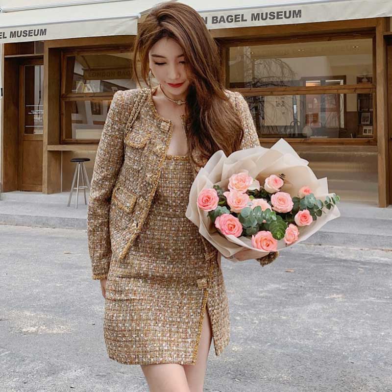 ゴールドツイードジャケット