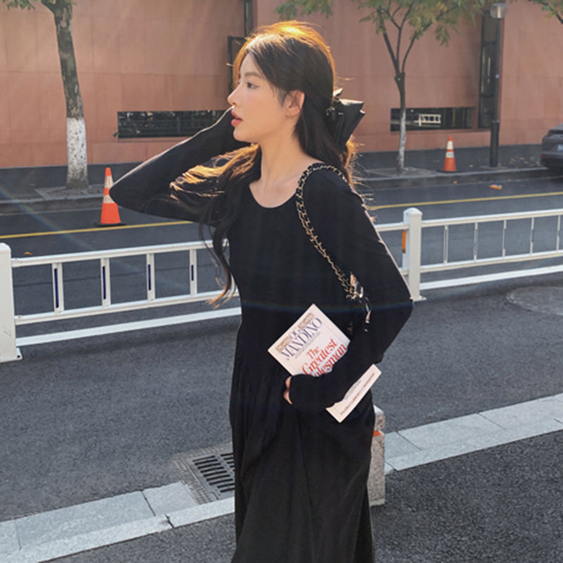 ブラックロングワンピース