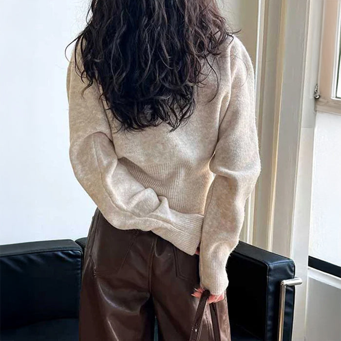 ウエストシェイプジップニット(3colors)