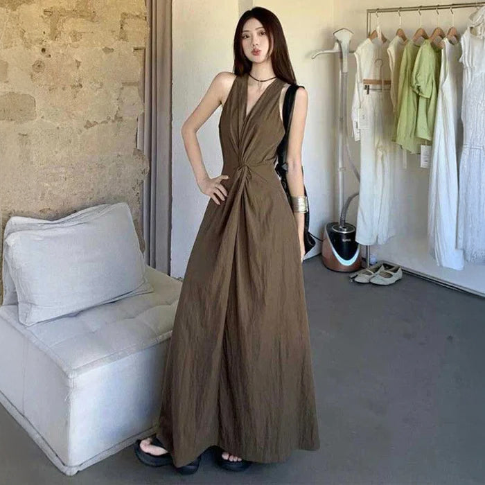 ツイストドレープワンピース