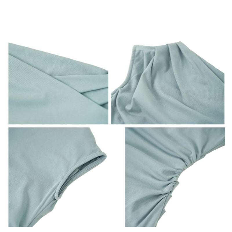 ワンショルダーマーメイドドレス(2colors)