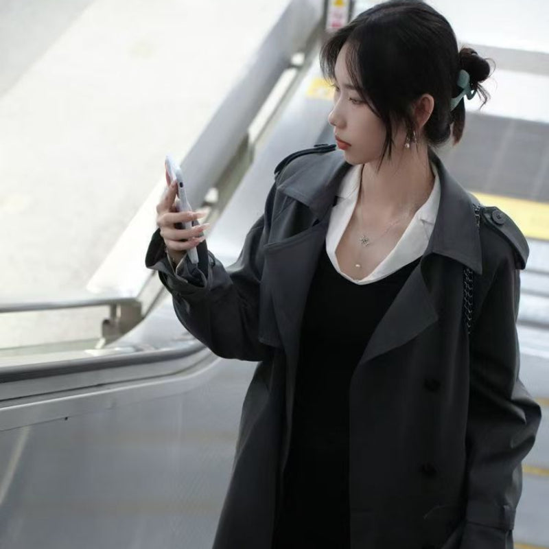 オーバーサイズモードトレンチコート(3colors)