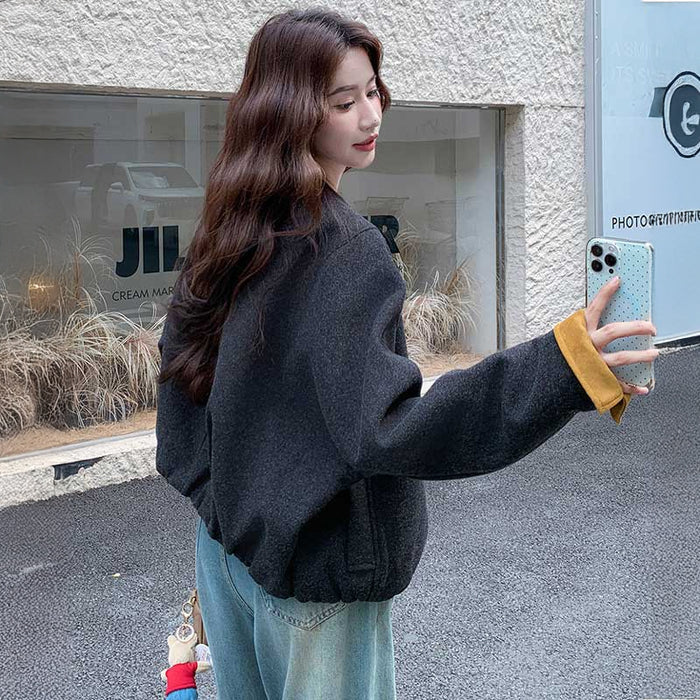 パイピングメルトンブルゾン