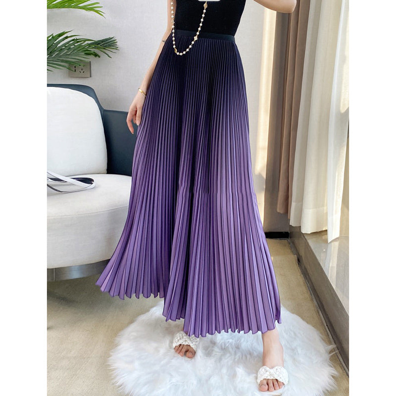 グラデーションプリーツスカート(6colors)