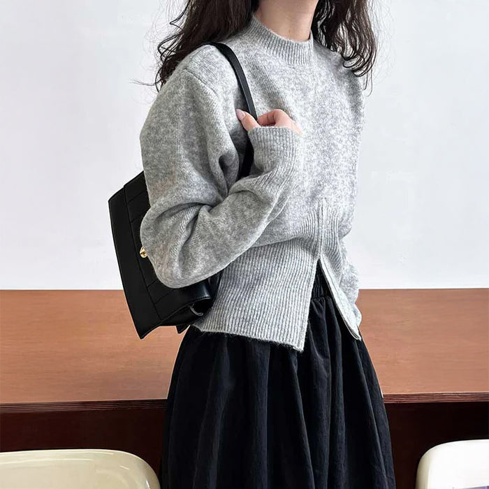 ウエストシェイプジップニット(3colors)