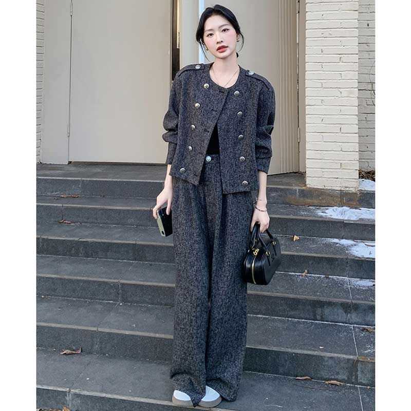 ミックスグレーセットアップ