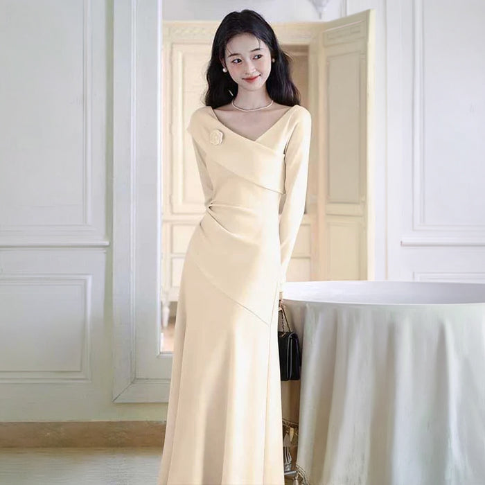 アシンメトリーラップワンピース