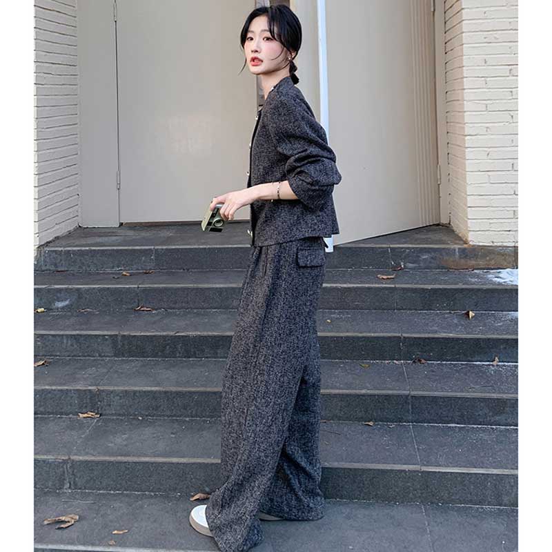 ミックスグレーセットアップ