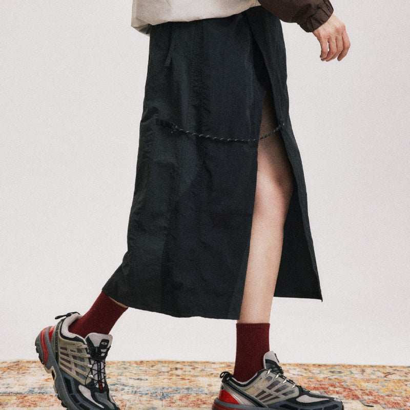 アシンメトリーワークスカート(2colors)