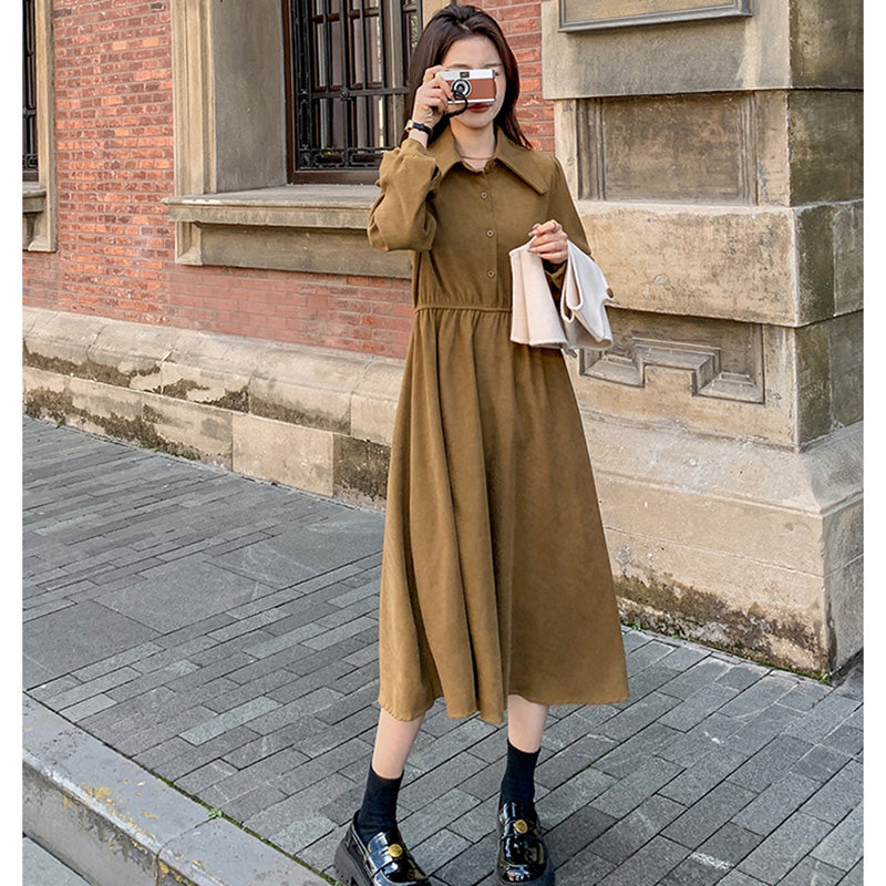 【即納】2WAYバイカラーベスト×ワンピースセット