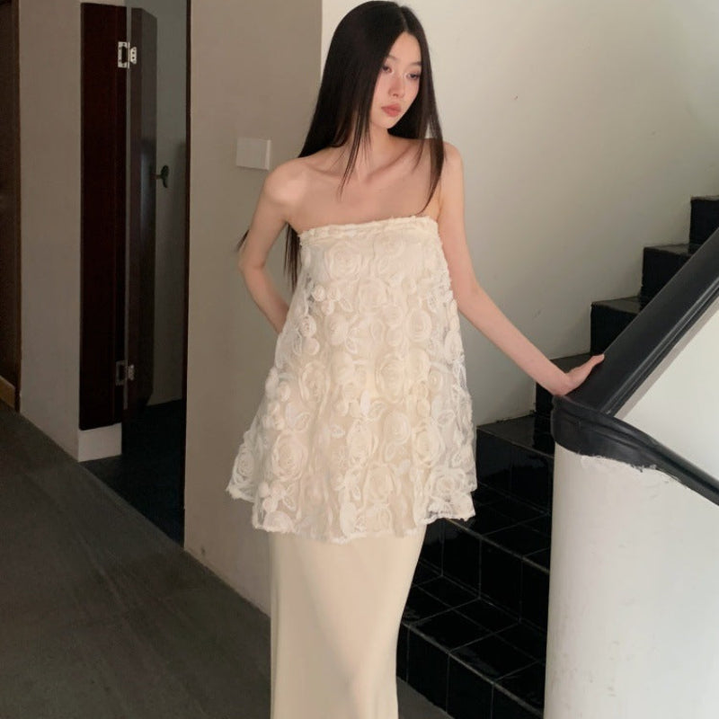 チューブトップス×ロングスカートセット