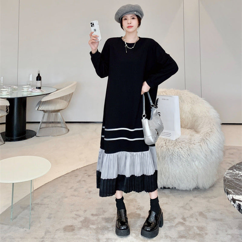 モードライン切り替えフリルワンピース