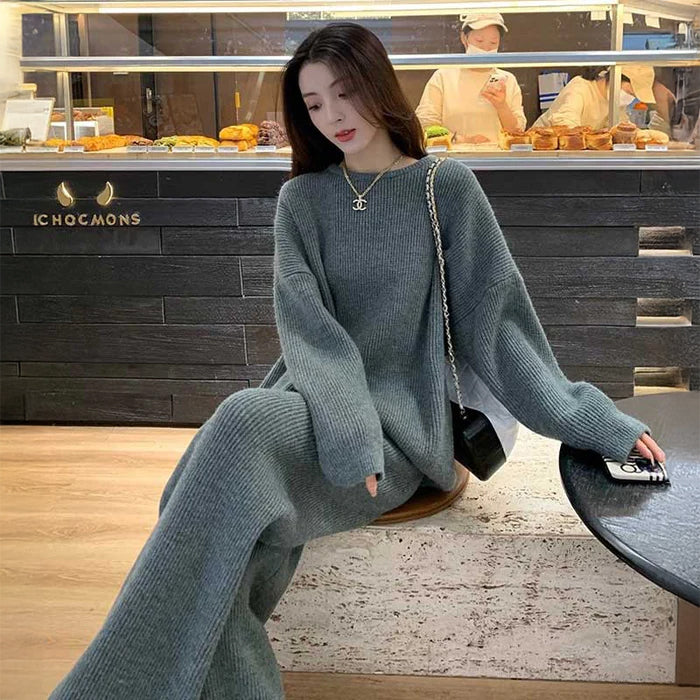 リブニットセットセットアップ