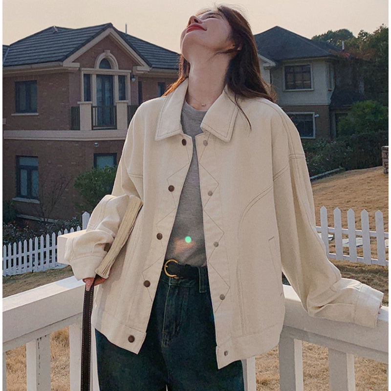 オフホワイトデニムジャケット