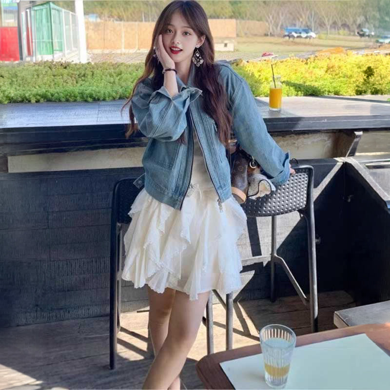 ジップアップデニムジャケット