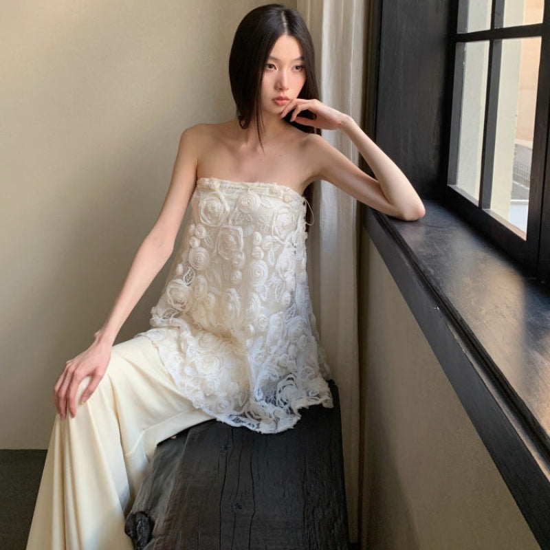 チューブトップス×ロングスカートセット