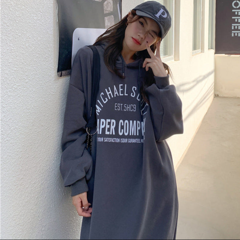 ビッグロゴパーカーワンピース(3colors)