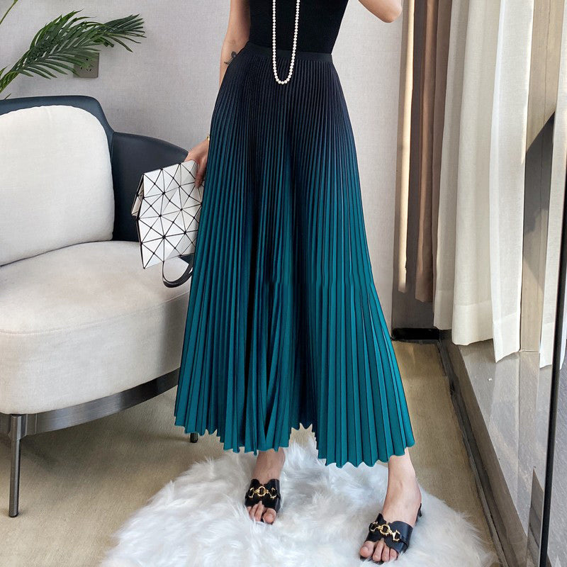 グラデーションプリーツスカート(6colors)