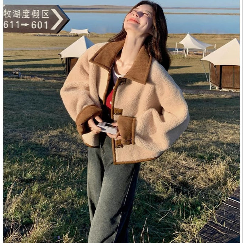 ボアブルゾンリバーシブルジャケット