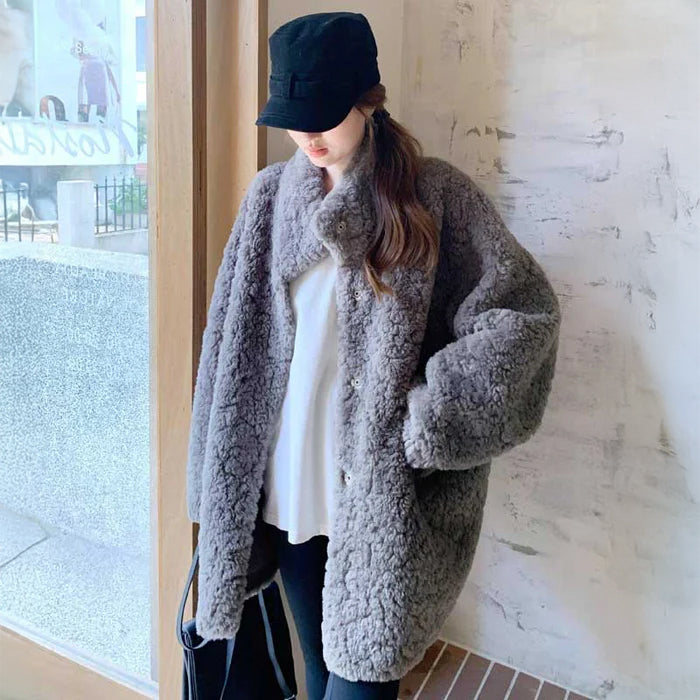 カーリーボアコート(2colors)