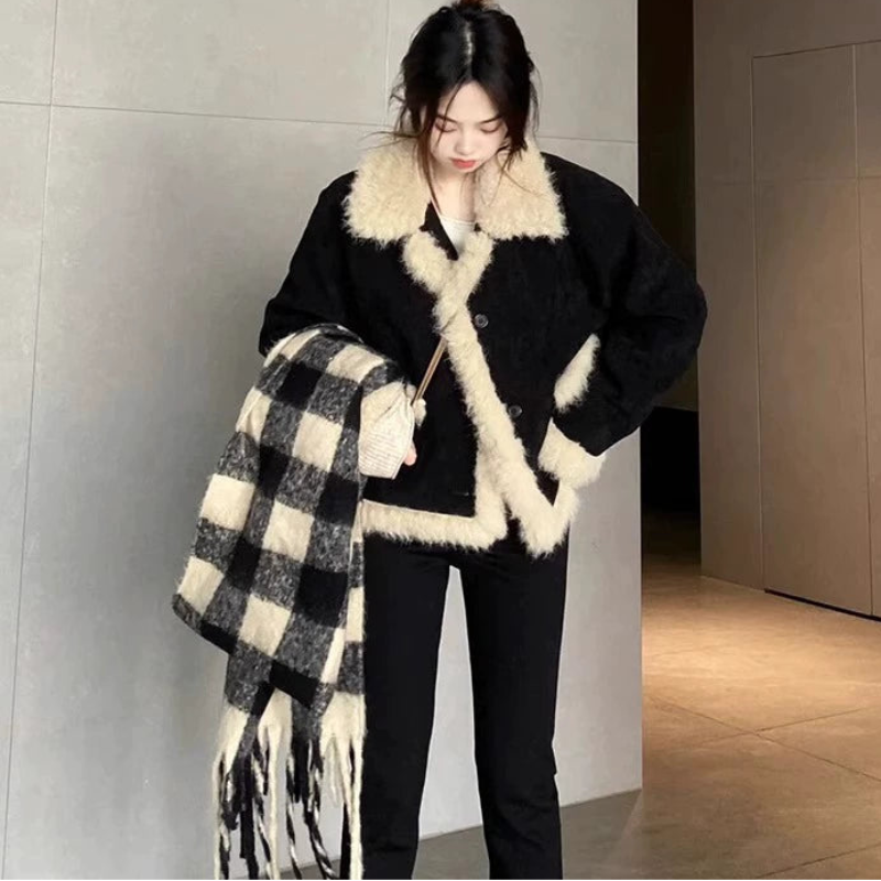 ムートンファーシアリングコート