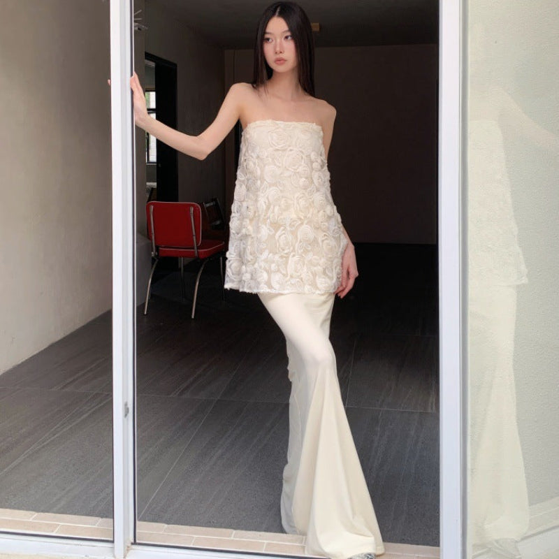 チューブトップス×ロングスカートセット