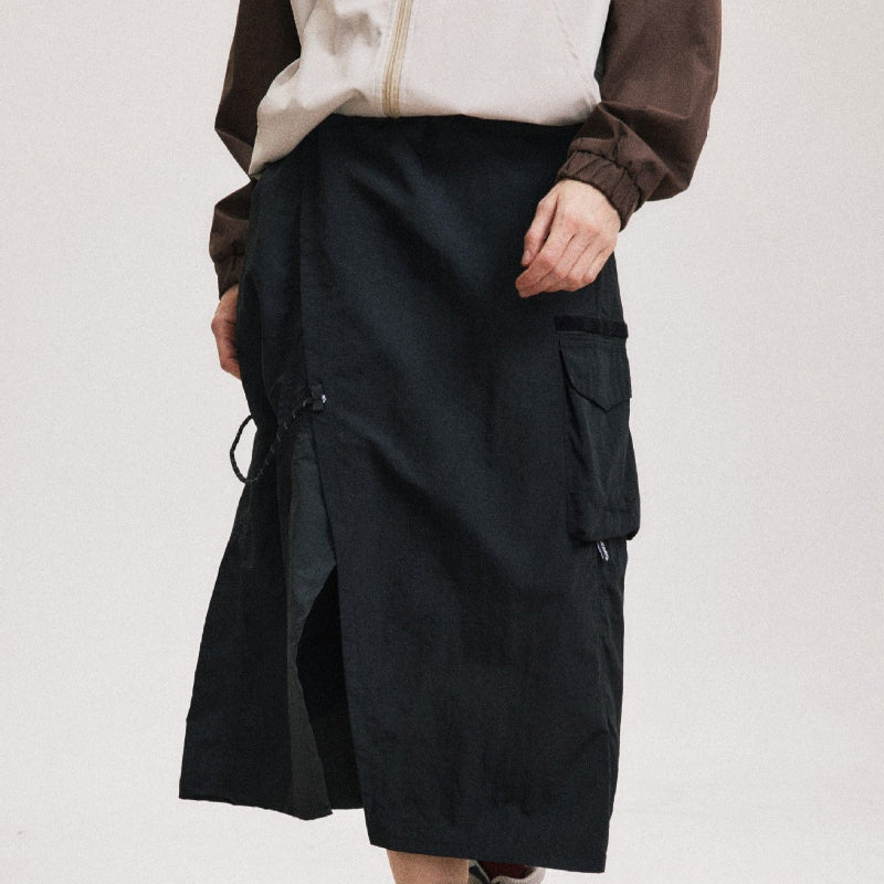 アシンメトリーワークスカート(2colors)
